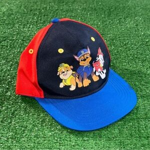 Paw Patrol Red Blue Boys Kids Snapback Cap Hat